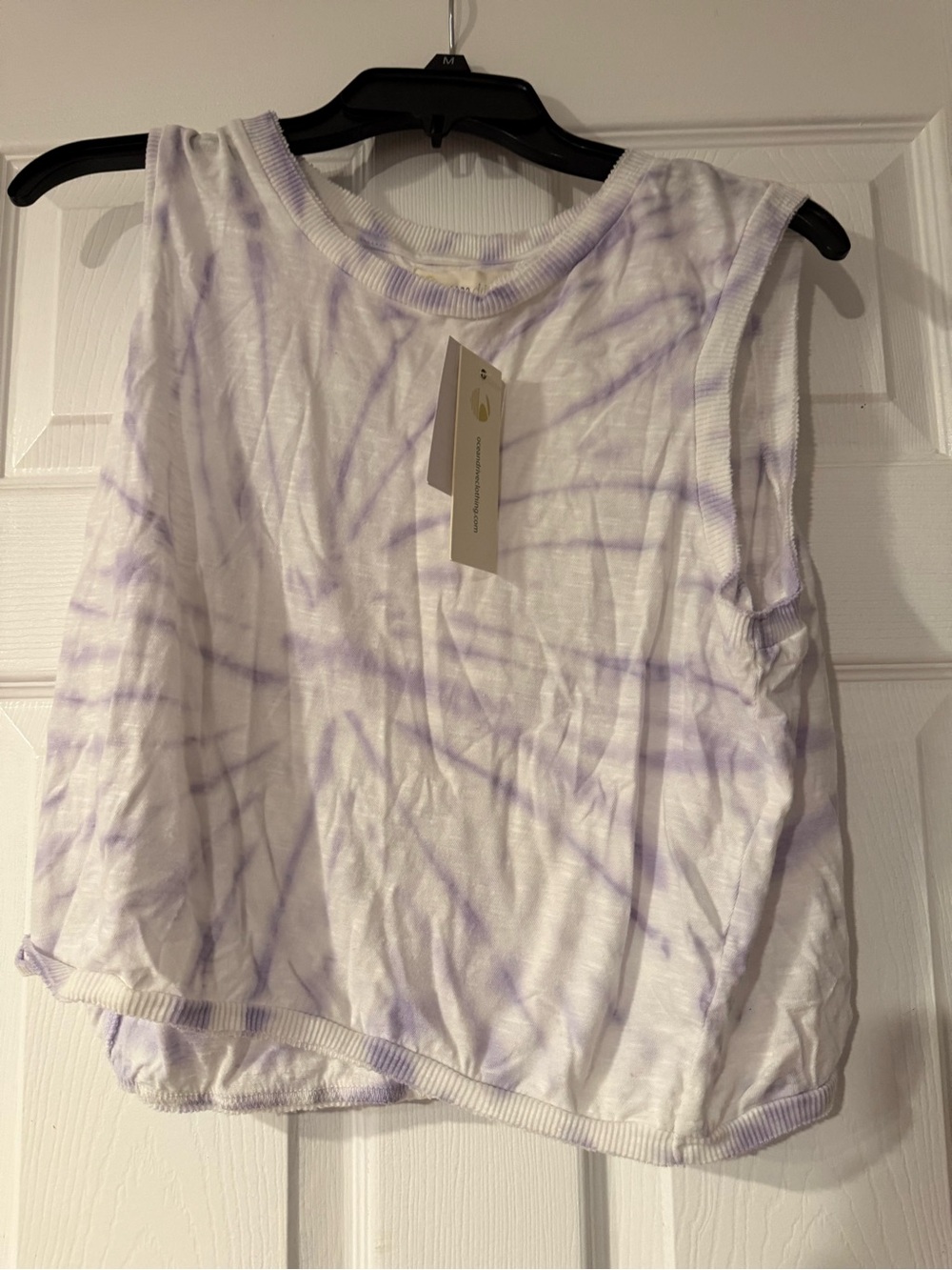 Ocean Drive Lavender Tie-Dye Tank Top